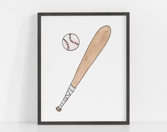 Baseball Wall Art, Baseball Print, Sports Print, Sport Poster, Boys Room Wall Art, Baseball Printable, Boys Sports Decor, Poster, base ball