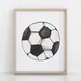 Soccer Wall Art Soccer Print Sports Print Sport Poster - Etsy