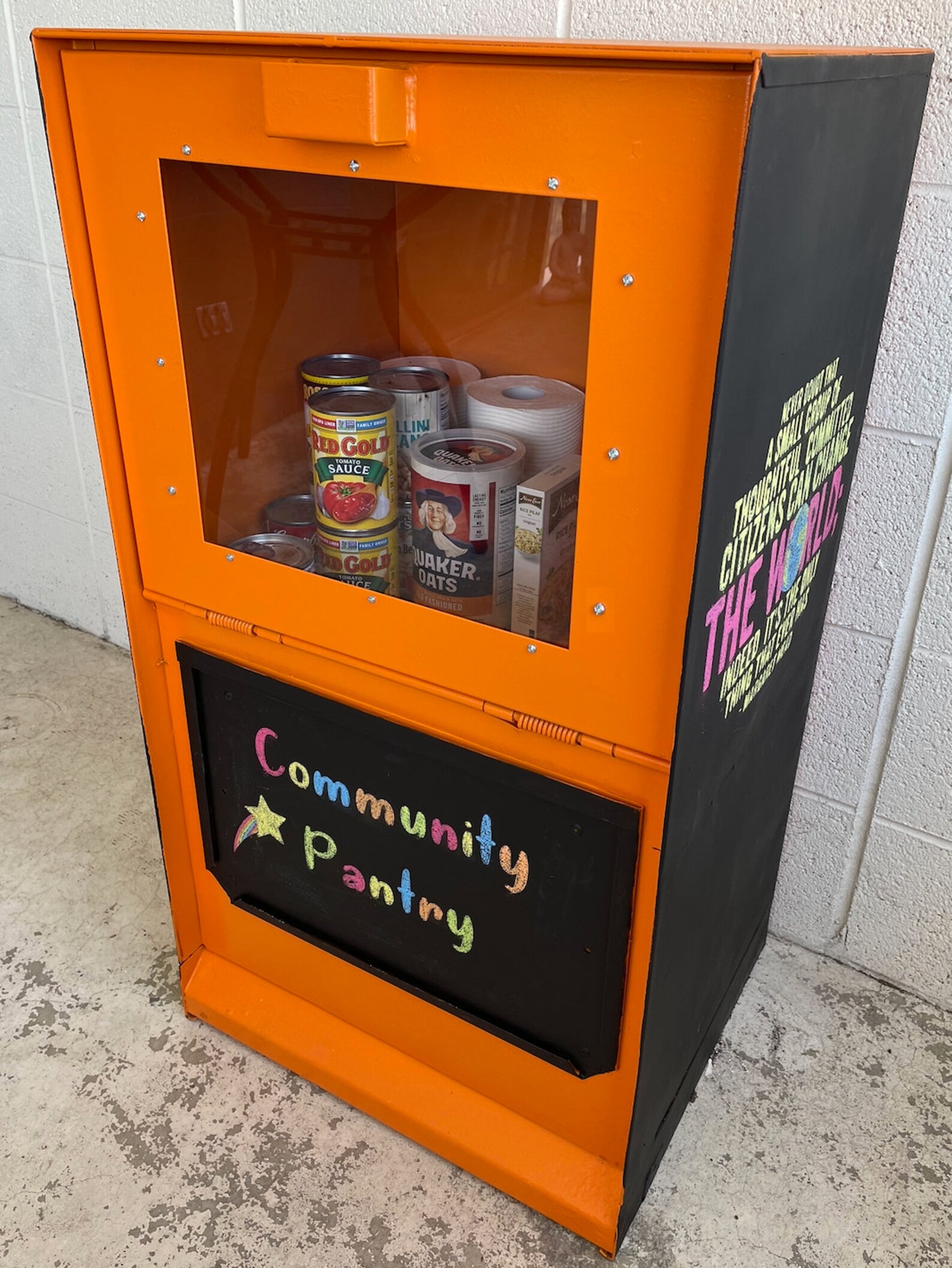 Upcycled Newspaper Box w/ Chalkboard Sides & Upgraded Stable Etsy