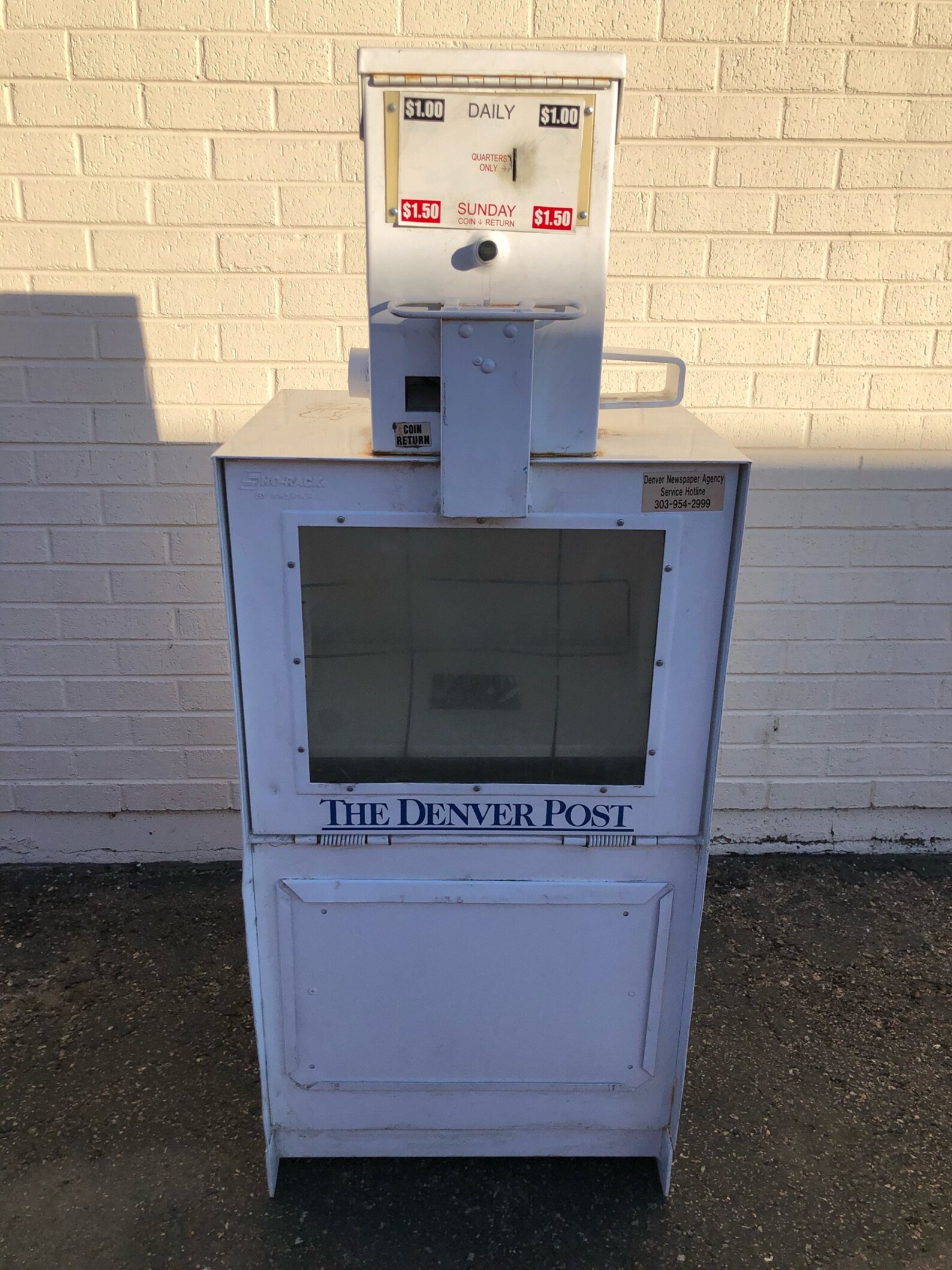 Denver Post Newspaper Vending Machine Etsy