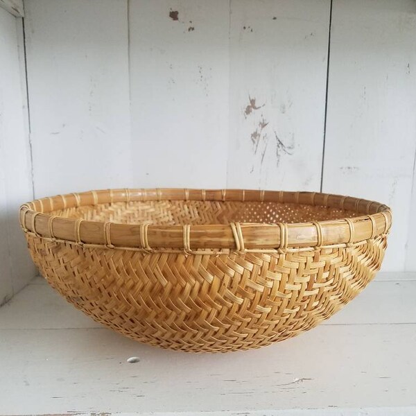 Woven Winnowing Basket