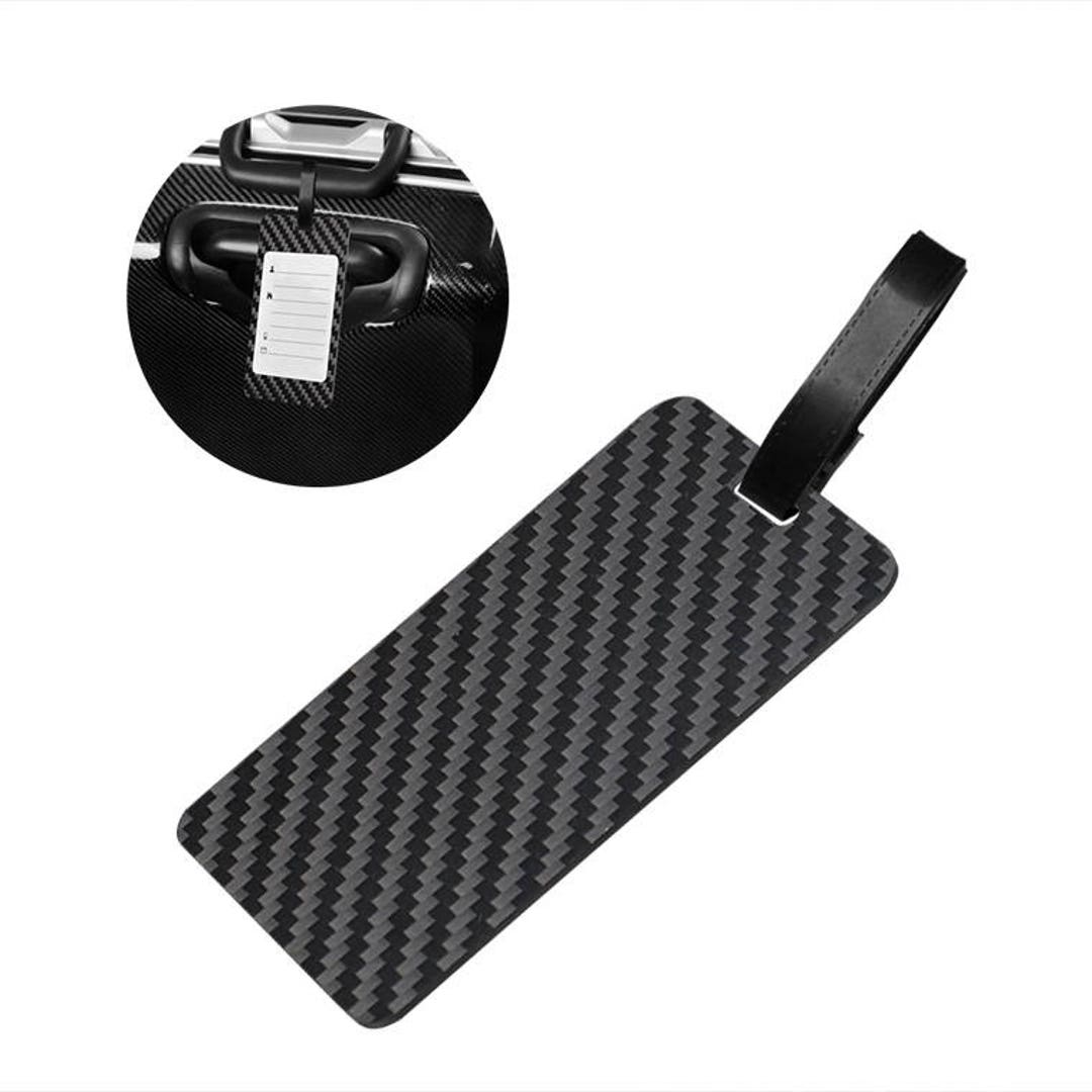 Real Carbon Fiber Luggage Tag, Bag Tag, Suitcase, Luggage, Travel Accessory, Corporate Gifts