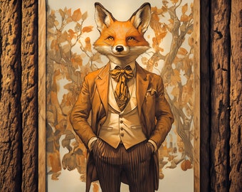 Hochwertiger Fuchs Poster Print