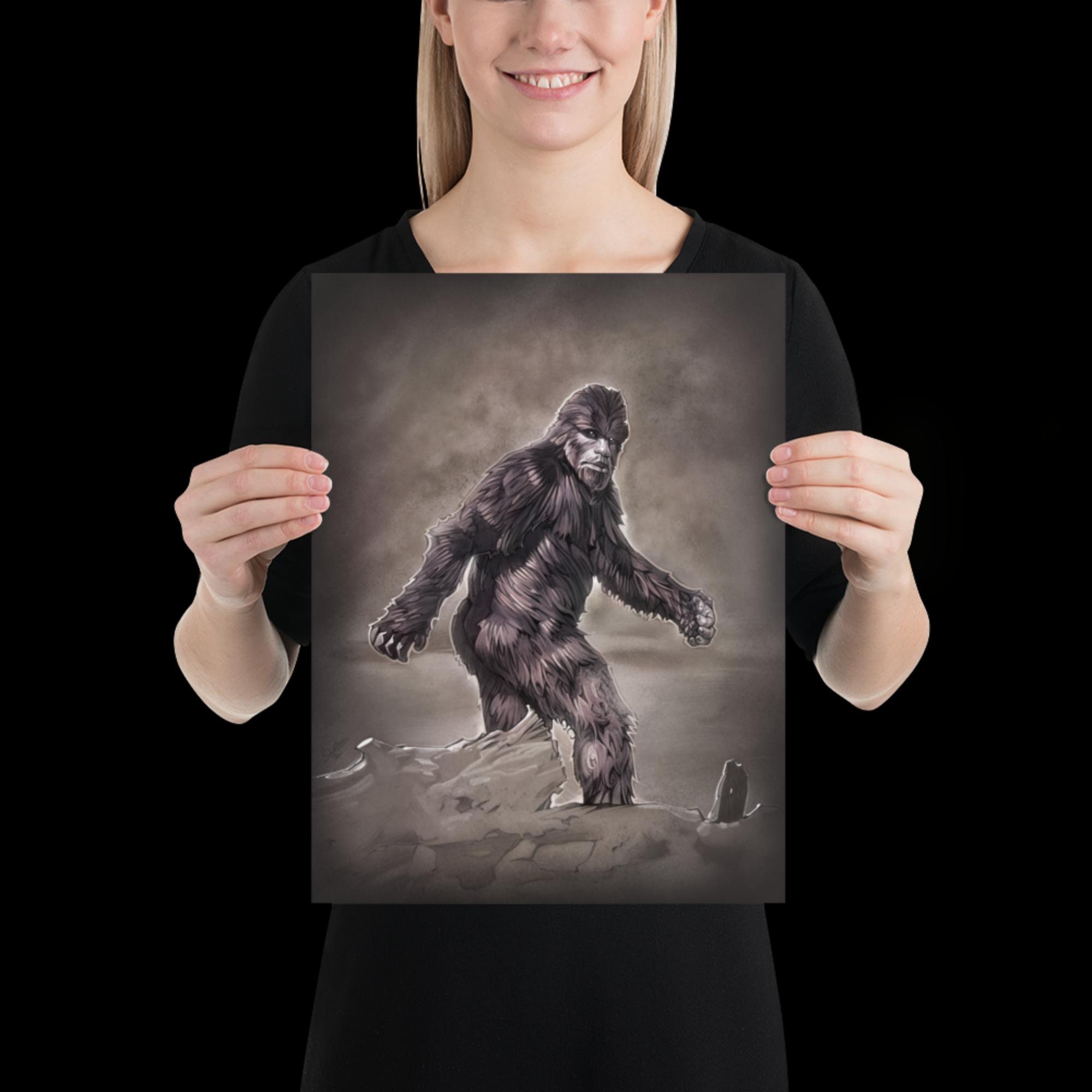 ビッグフットグラフィックポスター ビッグフット再考ポスター - Etsy 日本