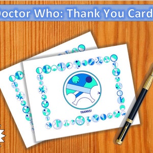Doctor Who Thank You Card (PDF)