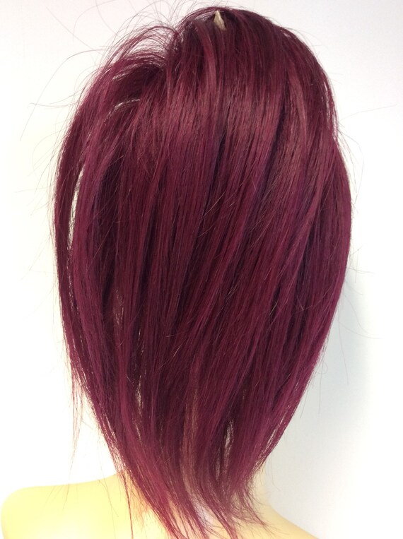 Plum 530 Human Hair Extension Ponytail Scrunchy 10 Inches - Etsy Plum 530 Human Hair Extension Ponytail Scrunchy 10 Inches - Etsy