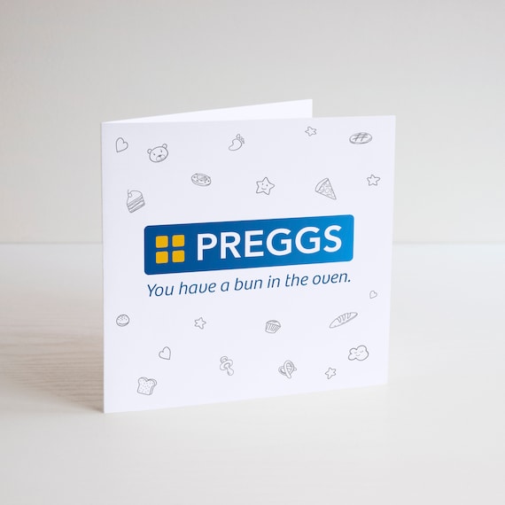 Preggs Grossesse Greggs le logo Baker Femme Sweat
