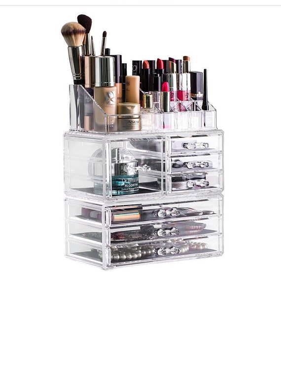 3 Tier Acrylic Makeup Organiser Etsy