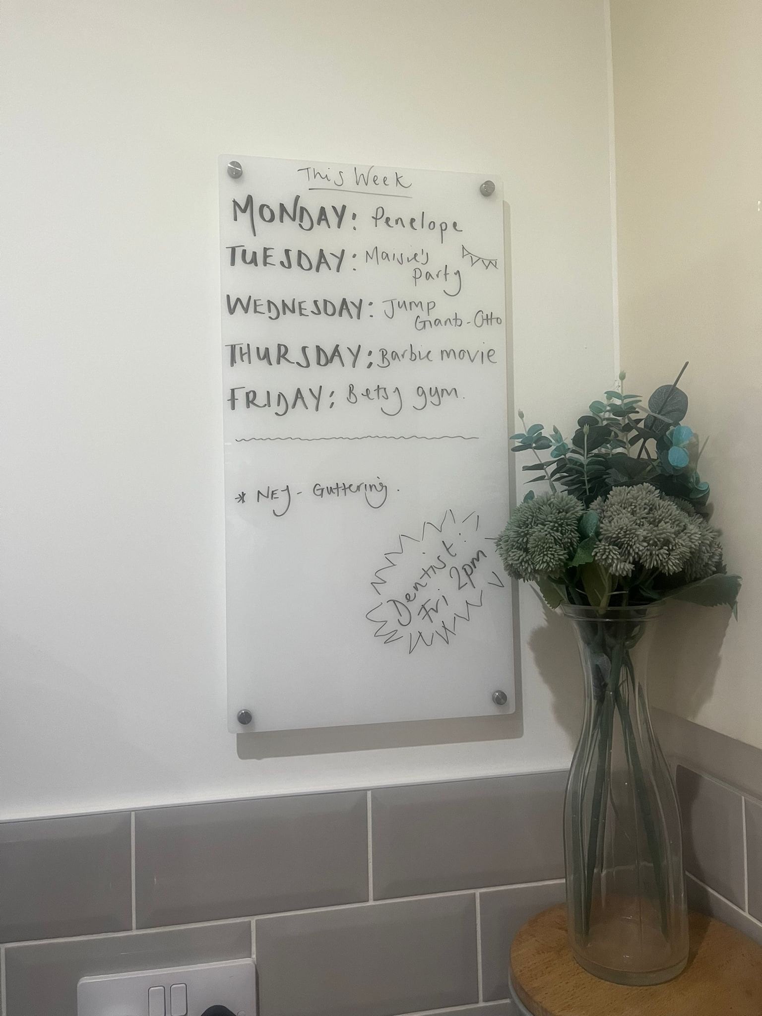 Whiteboard sale for kitchen