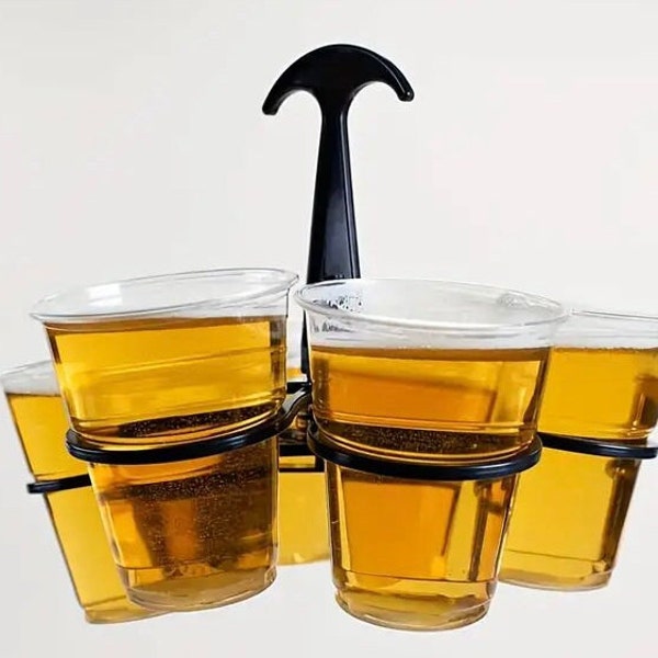 Cup Portable carrier - Cup Holder Party Gathering Wine Glass Holder, Wine Glass Handle Outdoor,