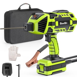 Schweißgerät 220V Handschweißgerät mit IGBT-Wechselrichter 6 Variable Stromeinstellung, tragbares ARC-Schweißer - 3/32 "-1/8" Drahtstangen