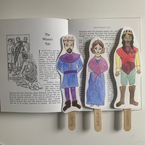 Os bonecos de picolé de Shakespeare do conto de inverno