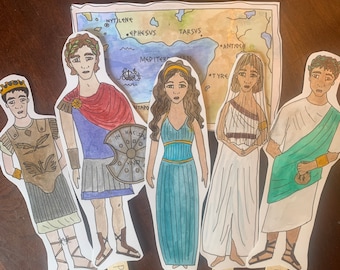 Pericles Shakespeare popsicle puppets