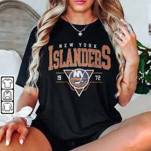 Vintage New York Islanders Shirt, Crewneck New York Islanders Shirt, Jersey Hockey Gift For Fans