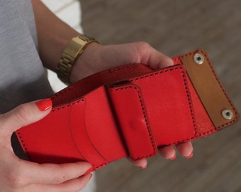 Cartera de mujer Cartera de viaje Cartera larga, cartera de cuero, cartera personalizada, cartera de hombre, regalo de aniversario, regalo de hombre, regalo para él