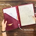 Leather portfolio, iPad folio, Notepad holder, Notebook Covers, Organizer Planner, Legal Pad folder, Leather folder,A4 A5 Document Padfolio