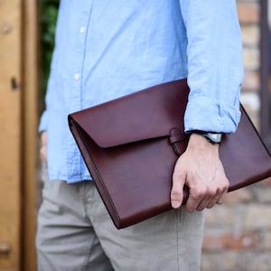 leren portfolio, leren folio, gepersonaliseerde tas voor documenten, portemonnee, leren organizer, documenthouder gepersonaliseerd