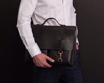 Personalized Mens Work bag, Laptop Bag, Men Messenger Bag, Satchel Bag, Leather Briefcase, Computer Bag, Mens Shoulder Bag