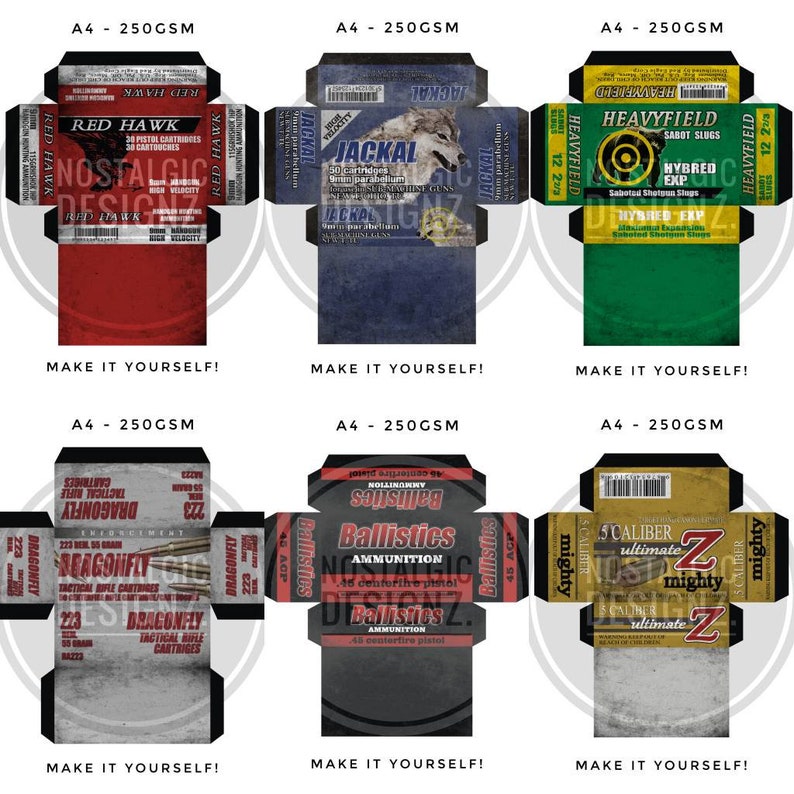 Resident Evil 4 Ammo Boxes Etsy