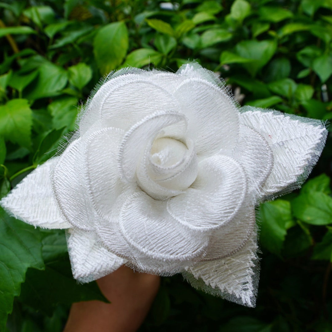 White Lace Rose 13th Anniversary Flower for 13 Years Wedding ...