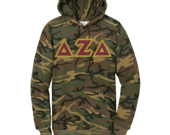 Delta Zeta Delta camo hoodie