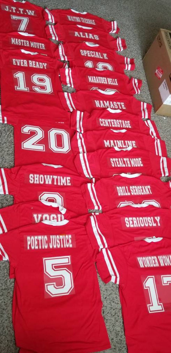 Sorority/ Fraternity Crossing Jersey Etsy