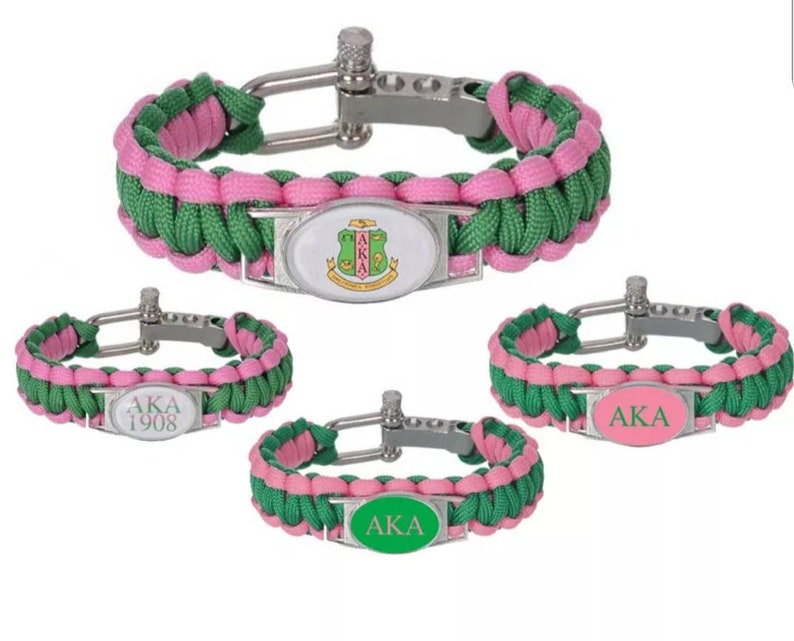 Sorority woven bracelets