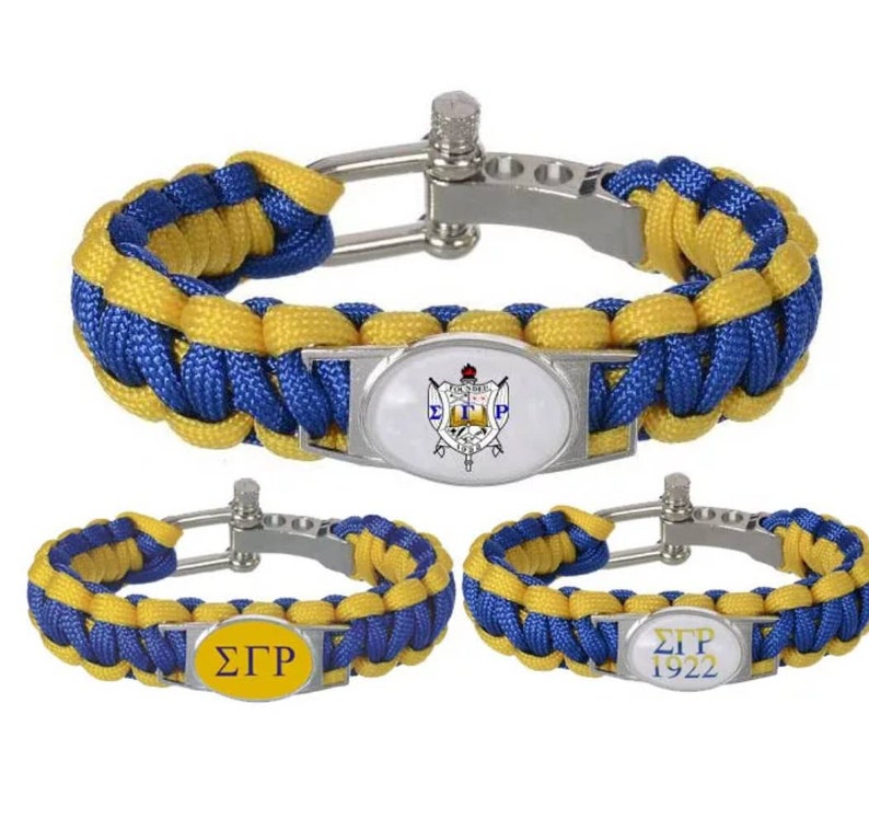 Sorority woven bracelets