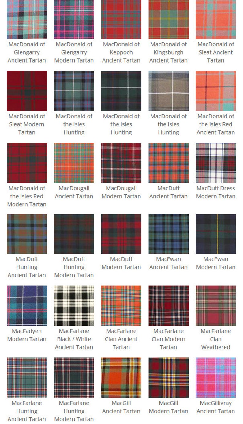 tartan baby gifts