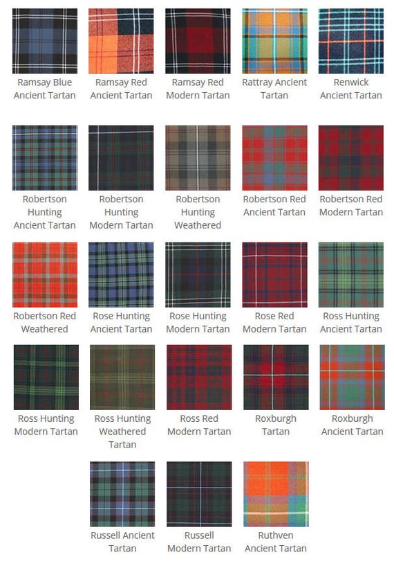 red robertson tartan