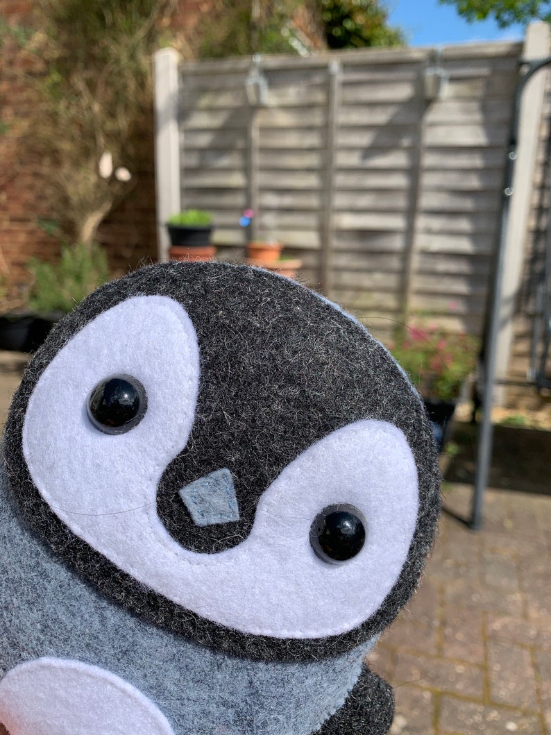 Penguin Felt Sewing Kit Make Your Own Plush Animal Toy | Etsy