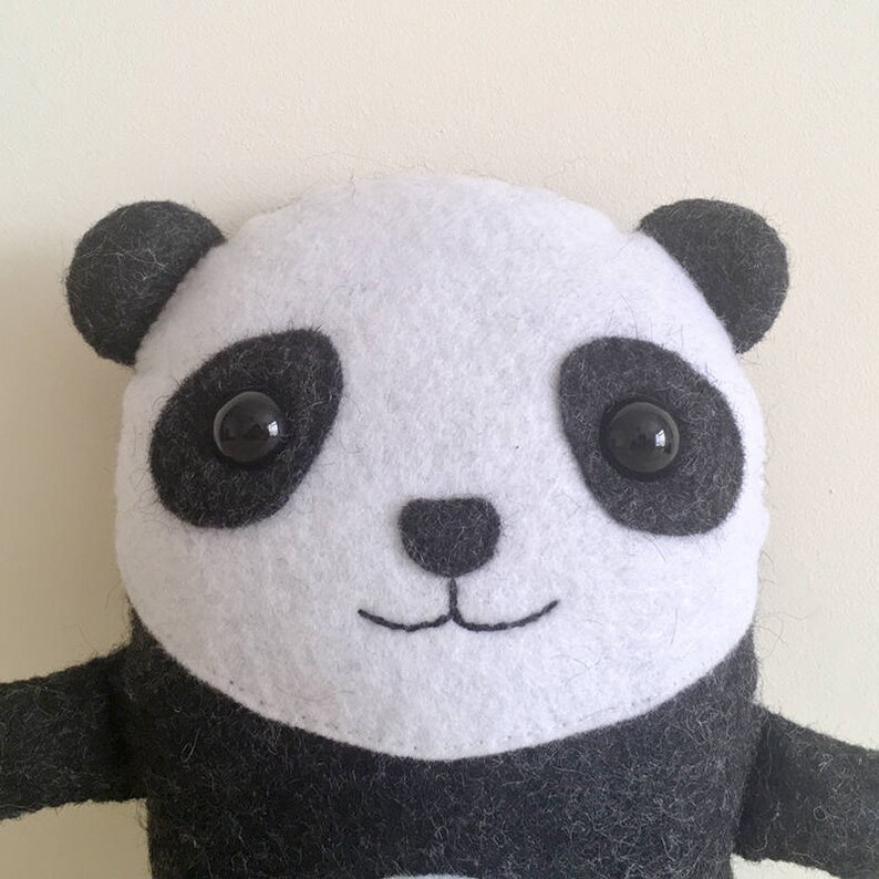 Panda SEWING PATTERN PDF Make Your Own Plush Animal Toy image 5