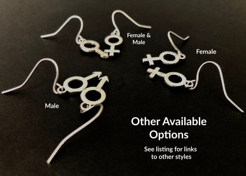 Feminist Earrings Venus Symbol Earrings Silver Girl Power Etsy