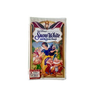 Snow White and the seven dwarfs VHS Walt Disney Masterpiece collection sealed and with cellophane