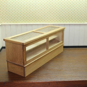 Miniature Wood and Glass Store Display Case by Jim Gans