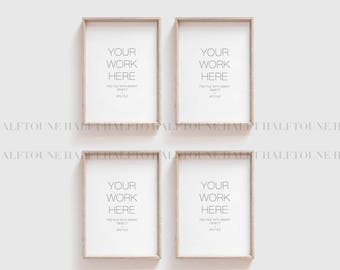 Download Mockup Frame Set Of 4 Mockup Wall Art Display Psd Smart Object Mockup Picture Frame Mockup Poster Mockup Mockup For Print A4 A3 Clean Mockup Free Logo Mockups Free Psd Mockup Templates PSD Mockup Templates
