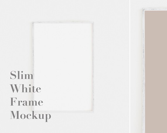 White Frame Mockupwhite Mockupmockupslim Mockuppsdwhite Framemockmockupsmock Upclean Mockupprint Mockupposter