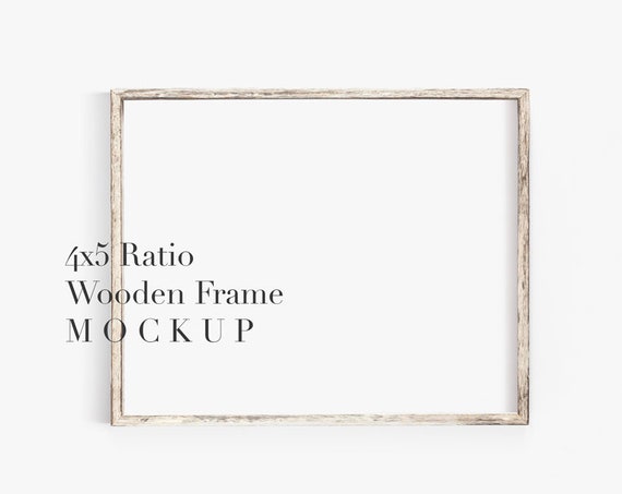 Frame Mockupwooden Frame Mockuplandscape Orientation MockupFramemockupmockmockups8x10 Mockup4x5 Mockupreclaimed