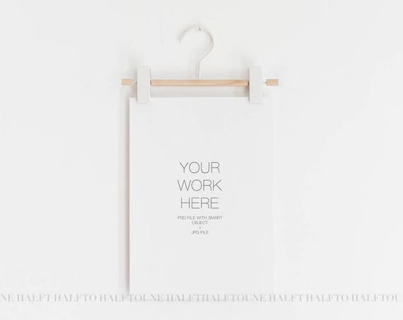 Mockupprint Mockupposter Mockupproduct Mockupartwork Mockupprint Hanger Mockupwooden Print Mockupmockup