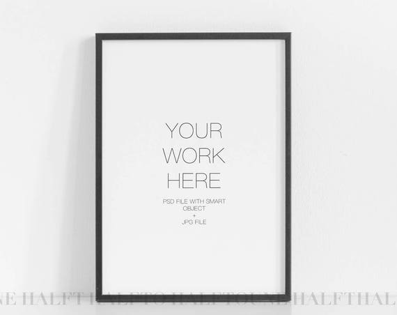 Frame Mockupminimalist Frame Mockuppsdsmart Objectthin Frameframeclean Mockupwall Art Displayphoto