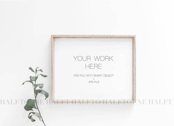 Digital Mockuphorizontal Frame Mockuprustic Frame Mockup8x10 Frame Mockupmockupframe Templateminimalist