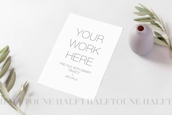 5x7 Invitation Mockupproduct Mockupmock Upbrandinginvitation Mockupgreeting Card Mockupstyled Stock