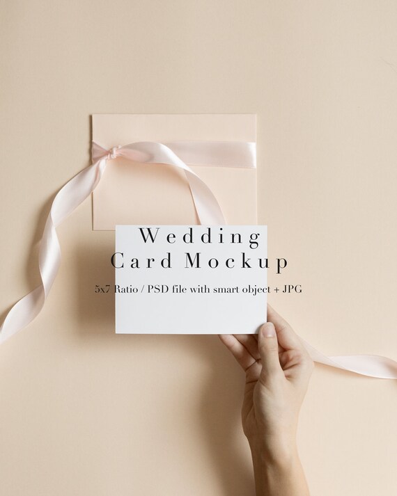 Wedding Card Mockupcard Mockupgreeting Card Mockupblank Card Mockupmodern Card