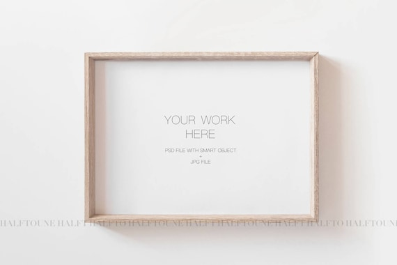 Rustic Frame Mockupwooden Framemockup Framemockup Wall Etsy