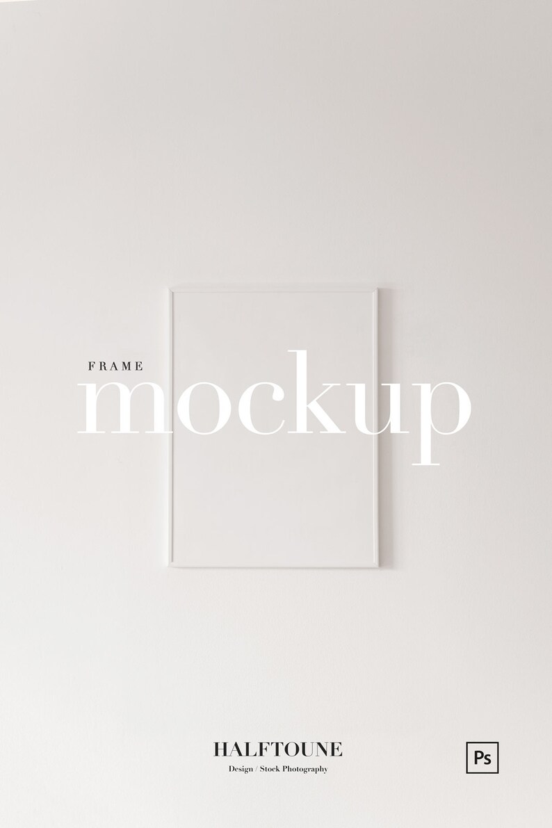 Download White Frame Mockupframe Mockupmockup Framewhite Etsy PSD Mockup Templates