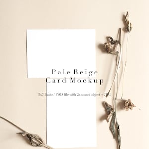Lege kaart mockup, gestileerde kaart mockup, gestileerde mockup, kaart & botanische, 5 x 7 kaart, mockup, mock-up, lege kaart mockup, briefpapier mockup, bruiloft, PSD