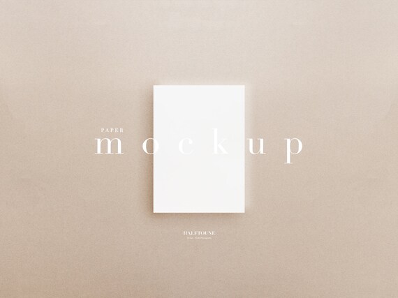 Poster Mockupprint Mockupcard Mockupminimalist Etsy