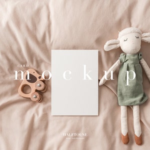 Kindergarten-Mockup, Kindergarten-Karten-Mockup, Babyparty-Einladung, süßes Mockup, 5x7-Karten-Mockup, Kinder-Mockup, Baby-Dusche-Mockup, Kindergarten-Mockup