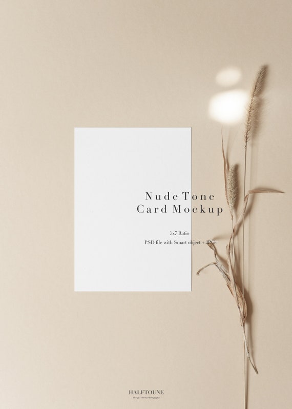 Organic Card Mockupcard Mockupmockup Cardmockinvitation Etsy