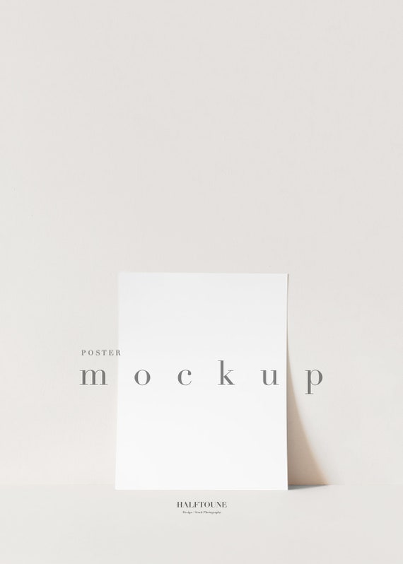 Poster Mockupcustomizable Mockupmockup Posterprint Etsy
